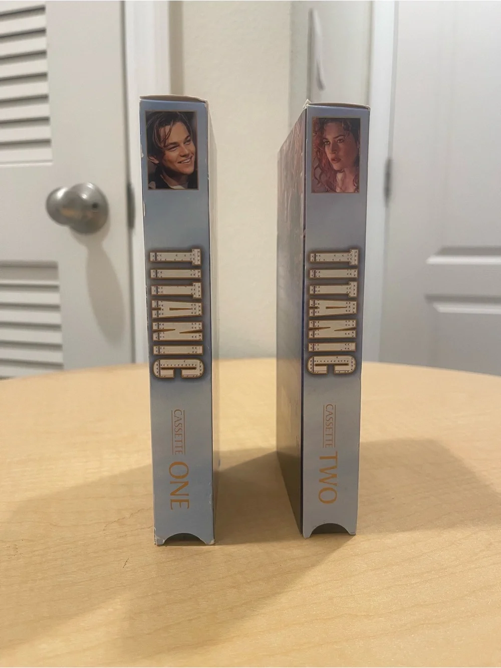 Titanic VHS Movie Boxes - Set of 2